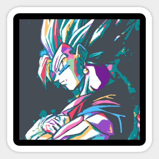 saiyan jin vegeto Sticker by BarnawiMT